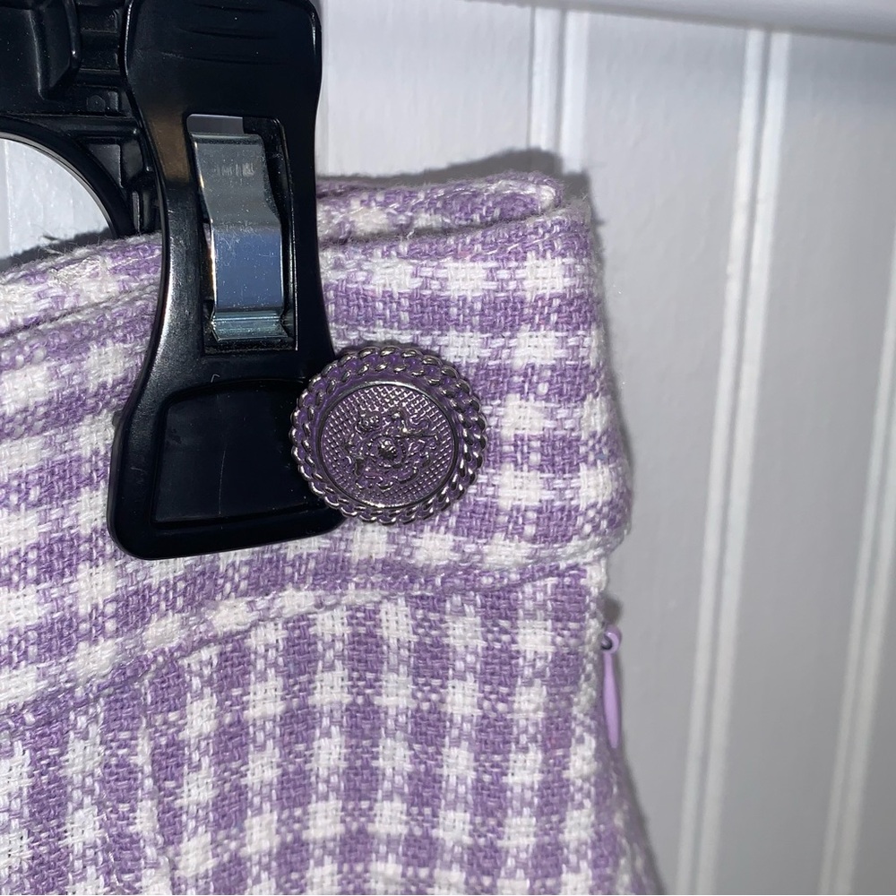 Zara Lavender Gingham Skort - Picture 7 of 12